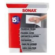 Ściereczki Sonax do czyszczenia i polerowania fizelina 15 sztuk